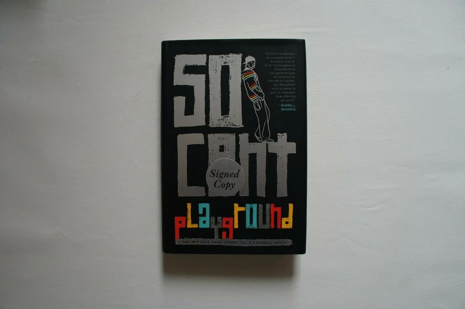 Playground 50 Cent Autogramm Buch Hand Signierte Limited Edition Ausgabe signed - Bild 2 von 3