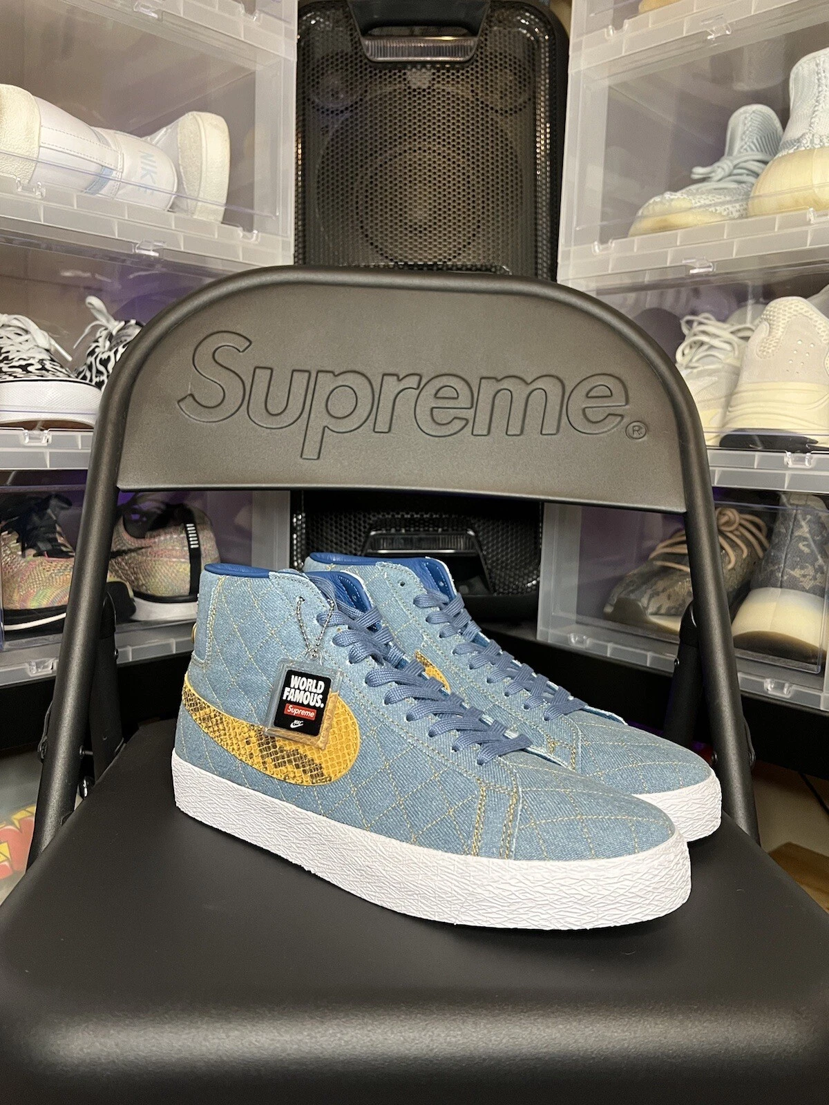 Taille 11   Nike Zoom Blazer Mid QS SB x Supreme Denim 2022