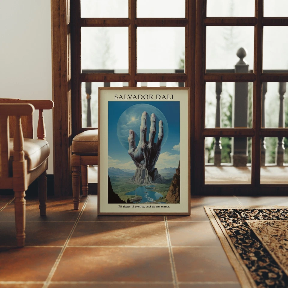 Arte de pared Dalí, impresión digital de arte surrealista, arte de Salvador Dalí Foto 3 de 4