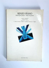 Renzo Piano. Pezzo Per Pezzo - Piece By Piece, paperback, 1982