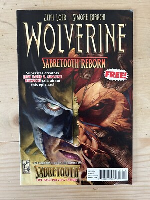Wolverine Sabretooth Reborn Comic with the Summer of Spiderman free promo issues