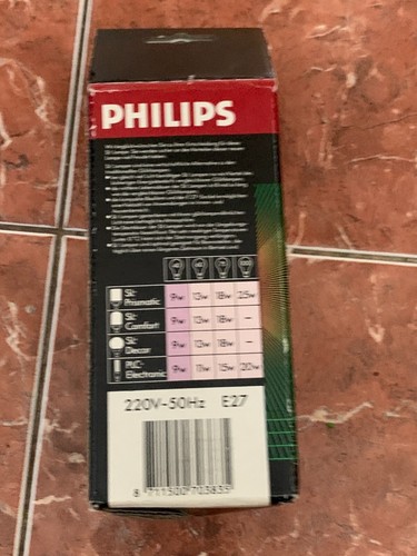 Philips SL PRISMATIC Light Bulb Vintage Original 10/10 - Picture 2 of 3