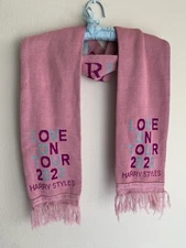 Harry Styles Love On Tour 2022 Pink Fringe Scarf Unisex Winter Concert Music