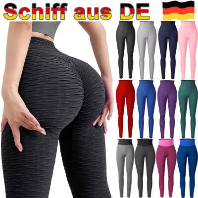 Tik Tok Anti Cellulite Leggings Kompression Push Up Hüfte Jogginghose Yoga Hosen