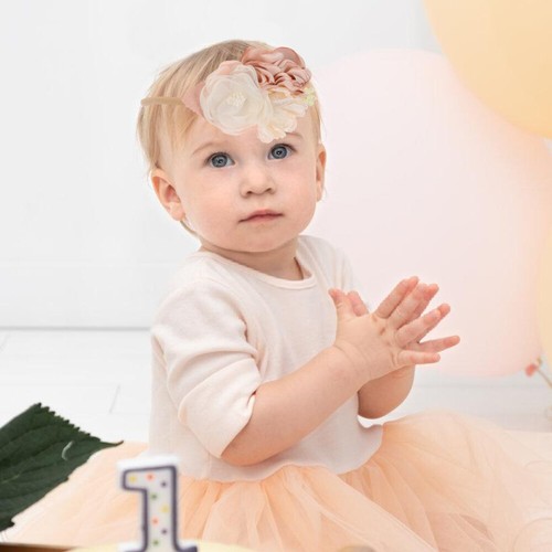 3 Pcs Simulated Flower Headband Newborn Hairband Toddler Baby Photo - 第 8/12 張圖片