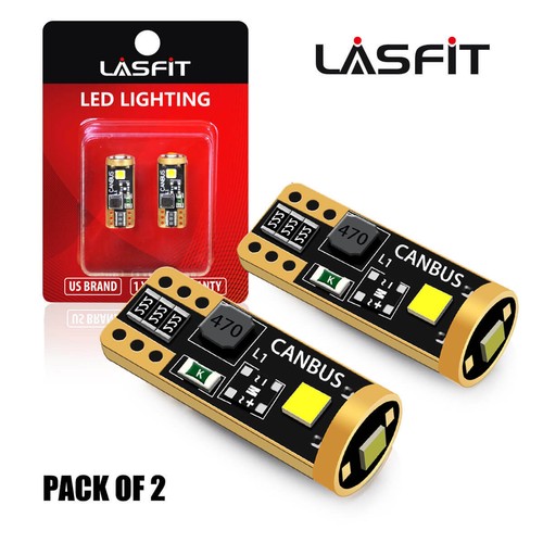 2x Lasfit LED Interior Dome Map Light Bulb Golden Yellow T10 192 194 168 152 158 - Picture 8 of 9