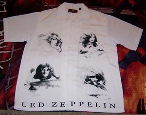 led zeppelin button down shirt