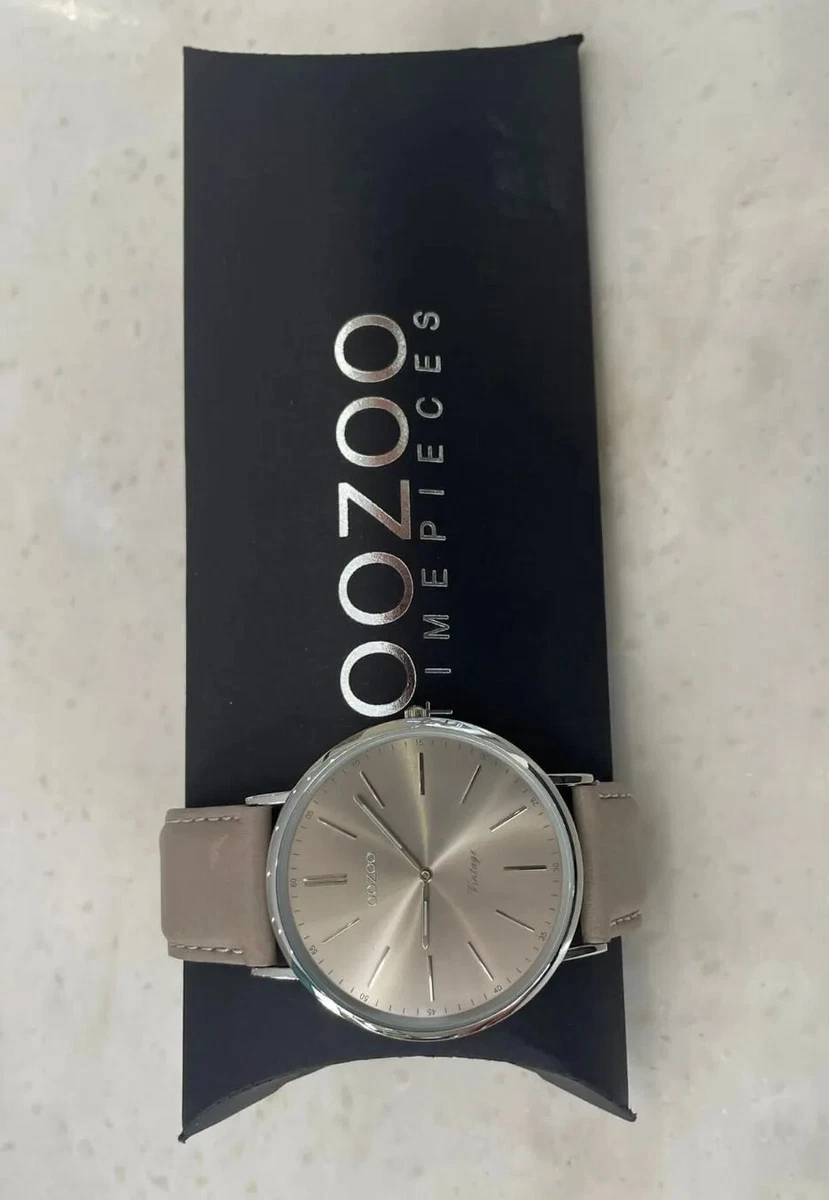 Oozoo C1002 Orologio Da Uomo Cinturino In Pelle Cognac | 51 Mm Quadrante Grande - 2