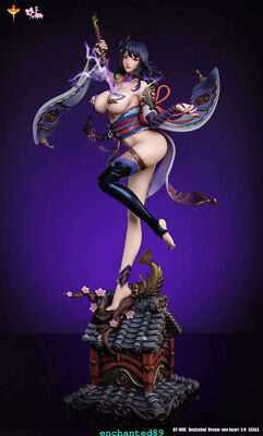 Ume Studio Genshin Impact 1/4 Nude Body Raiden Shogun Resin Statue Preorder