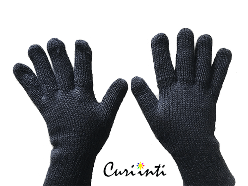 LOTE DE 20 PARES GUANTES ALPACA REVERSIBLES COLOR SÓLIDO MÁS GRANDES ADULTO TALLA 2,5V - Imagen 3 de 7