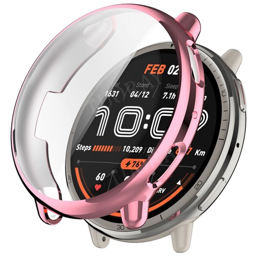 Do Amazfit Active 2 Smart Watch TPU / PC Protector Case Ramka Osłona ekranu Shell - Zdjęcie 79 z 126
