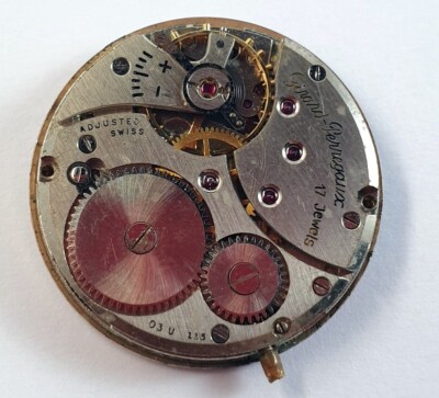 GIRARD PERREGAUX - UHRWERK KALIBER 03 MIT ZIFFERBLATT UND BREMSSCHEIBE