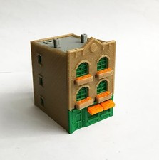 Outland Models Train Railroad City Classic 3-Story Building w Storefront N Scale