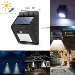 20led faretto solare lampada da esterno sensore movimento pannello ... Faretto solare da esterno