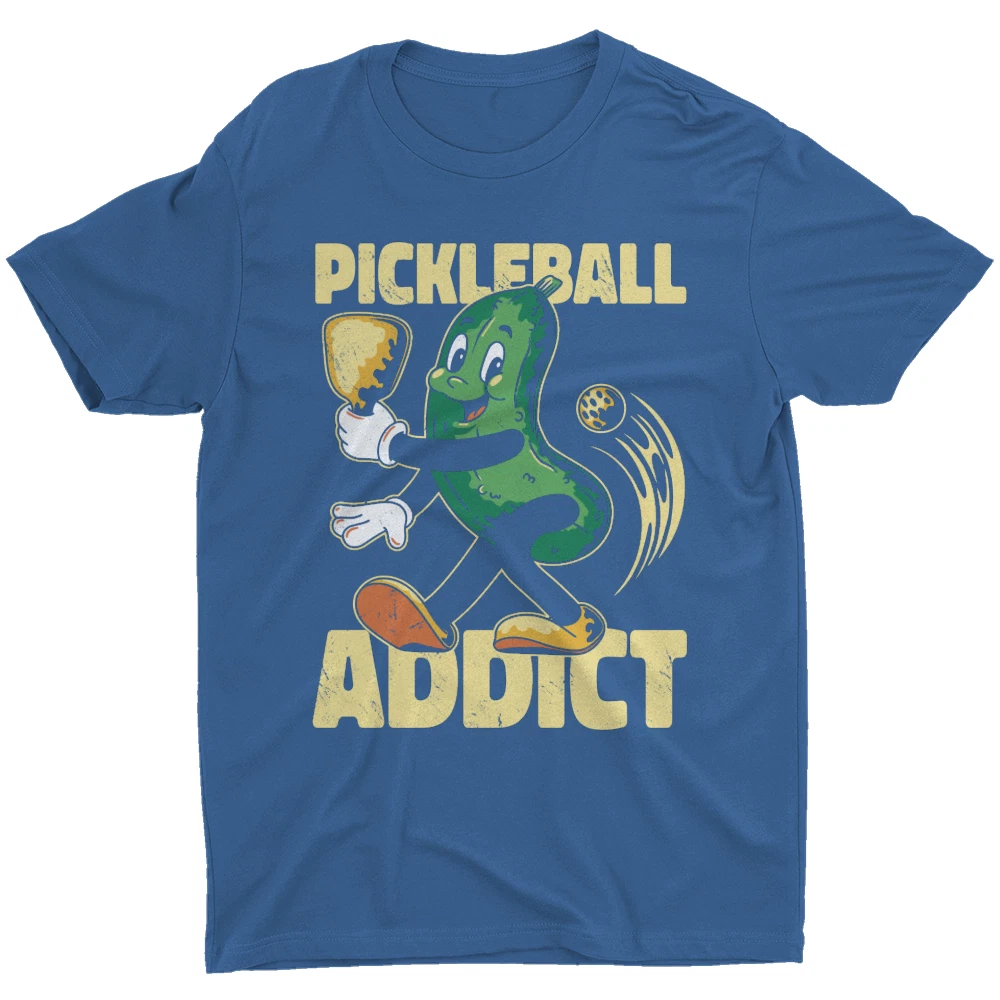 Pickleball Addict T Shirt Funny Cucumber Cool Gift For Men's Women Tee T-Shirt
