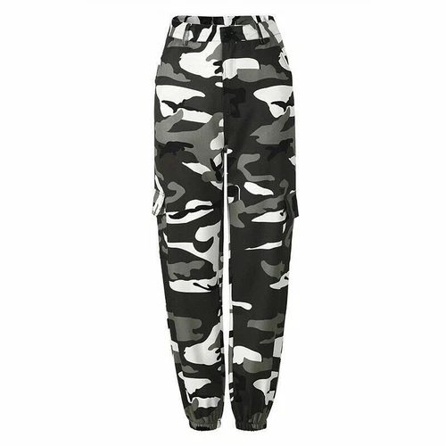 Womens Camo Cargo Trousers Casual Pants Ladies Military Army Combat Camouflage - Picture 14 of 21