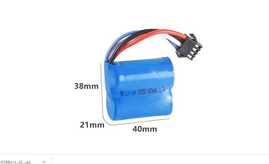 udi venom rc boat battery