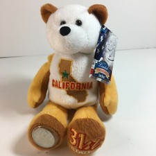 Limited Treasures CALIFORNIA State Quarter Coin Bear With Tags 31st State