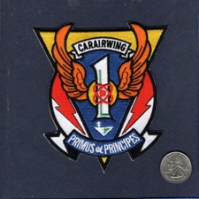 CVW-1 Carrier Air Wing 1 ONE US NAVY Aircraft Carrier Squadron Patch