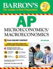 Barron's AP Microeconomics/Macroeconomics, 6th Edition: with Bonus Onlin - GOOD