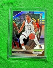DEVON DOTSON SILVER PRIZM ROOKIE CARD JERSEY #11 KANSAS RC BULLS 2020 PANINI RC 