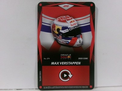 2025 Uno Elite Formula 1 HELMET RED #074MAX VERSTAPPEN