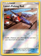 Lana's Fishing Rod 195/236 U SM - Cosmic Eclipse Reverse Holofoil (LP)