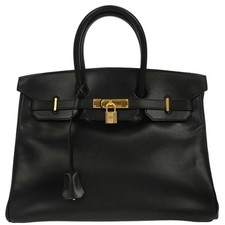 Borsa a mano Hermes Black Box Vitello Birkin 35 26X ◯Y 156183