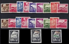 A) Nationales Indien Mi I-VI A/B**, VII Ba-c**, VIII-X A/B**, ME 1416&euro; (TT05394)
