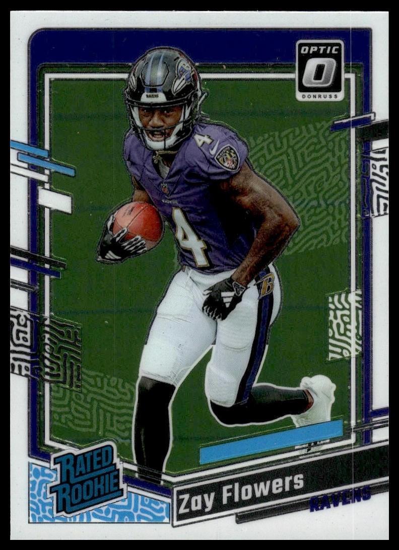 2023 Donruss Optic #210 Zay Flowers RC Baltimore Ravens NM+