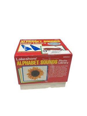 Lakeshore Alphabet Sounds Photo Library RR993 298/300 Cards A-Z