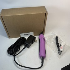 Wahl KM5 2 Speed Motor Animal Clippers Pink 09787-300 Pet Grooming - READ 