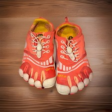 Vibram Fivefingers W3735 WN Size 7-7.5 EU 37 Orange Speed Lace Barefoot Shoes