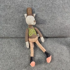 Moulin Roty Gentleman Wolf Plush Toy Once Upon a Time Collection Stuffed Animal