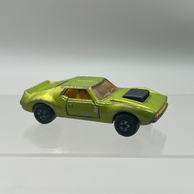 Matchbox Superfast No 9 AMX Javelin metallic grün Diecast Auto 1:64 selten 7a