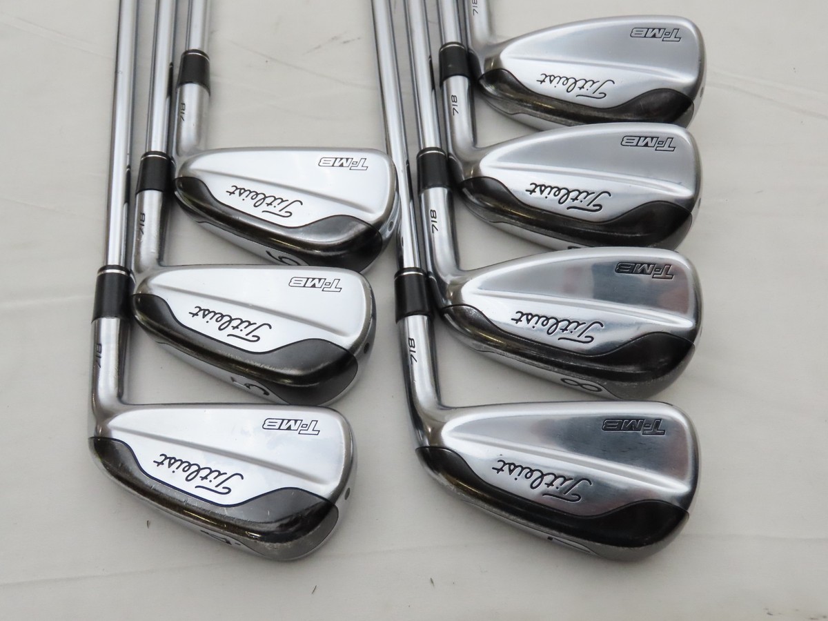 Used Titleist T-MB 718 Iron Set 4-PW Dynamic Gold R300 Regular