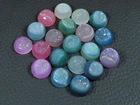 10X10MM Natural Window Druzy Agate Round Cabochon Loose Gemstone 20 Pcs Lot