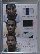 2012 Immaculate Trios Materials Prime 6/10 Andre Drummond Jared Sullinger 0r5a