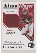 2020 Panini Chronicles Draft Picks Alma Mater Materials /299 Jerry Jeudy #3 on6