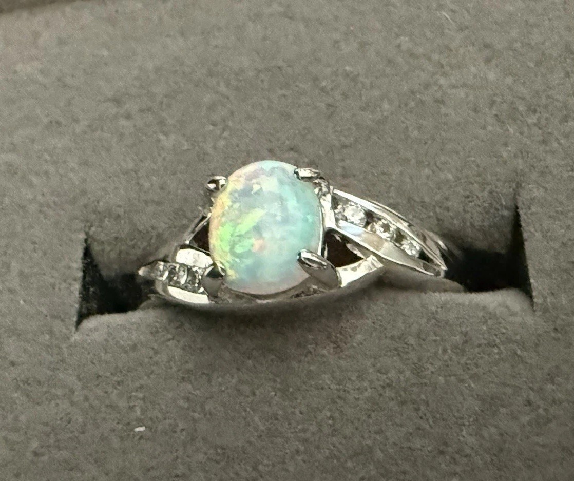 Gold Sterling Silver Ring Interchangeable Gemston… - image 17