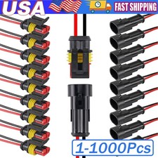 2Pin Way Car Waterproof Male Female Electrica...