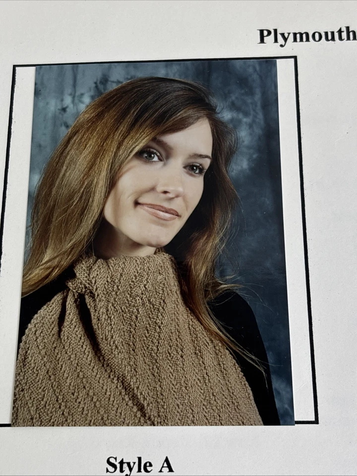 Plymouth Yarn Baby Alpaca Textured Scarf Collection 3 Designs Knitting Pattern - Image 2 of 4