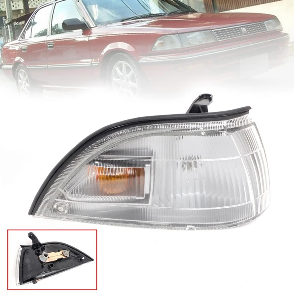 Luz lateral derecha derecha derecha lámpara esquina delantera derecha Toyota Corolla AE90 E90 1988-1992 Foto 2 de 4