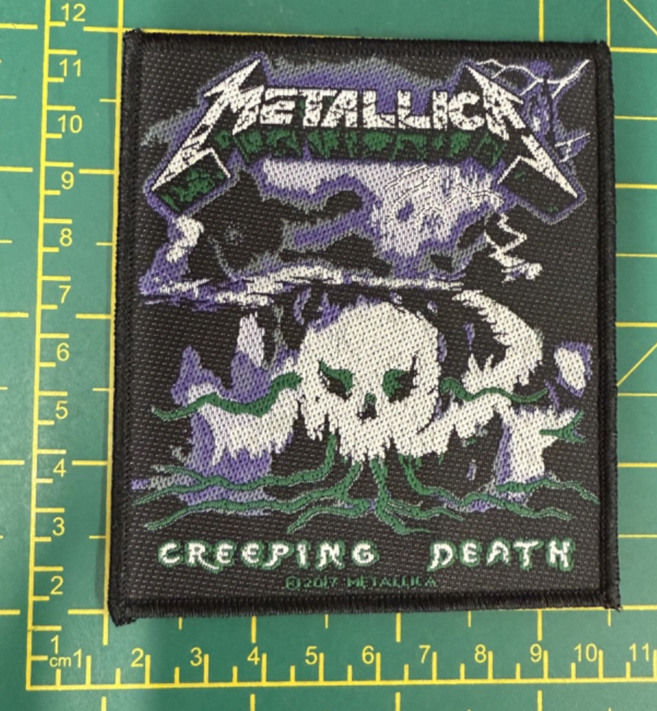 Metallica Creeping Death Woven Sew On Patch  Officially Licensed Patch