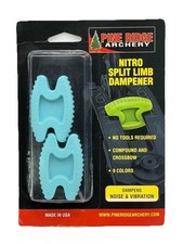 Pine Ridge Archery Nitro Split Limb Dampeners 2 Pack Turquoise 2727-TQ 40792