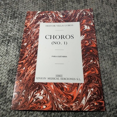 Villa-Lobos Choros No. 1 Sheet Music Guitar UME 1994