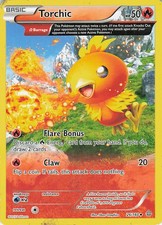 Torchic 26/160 Uncommon Primal Clash Pokemon Heavily Played