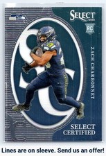 2023 Panini Select #CRO-ACH Zach Charbonnet Select Certified Rookies