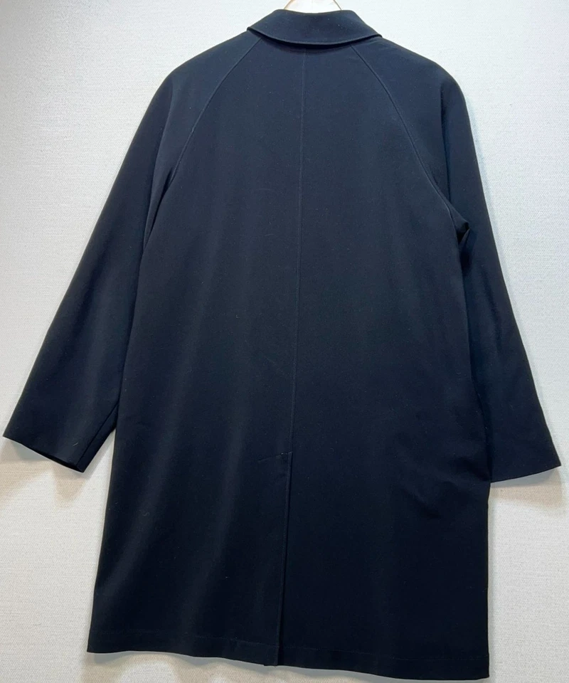 Gabardina London Fog para mujer de un solo pecho manga larga talla M bolsillos negros Foto 2 de 4