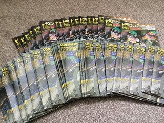 55 x COVENTRY SPEEDWAY PROGRAMME COLLECTION 2005 6 SOME DUPLICATION.